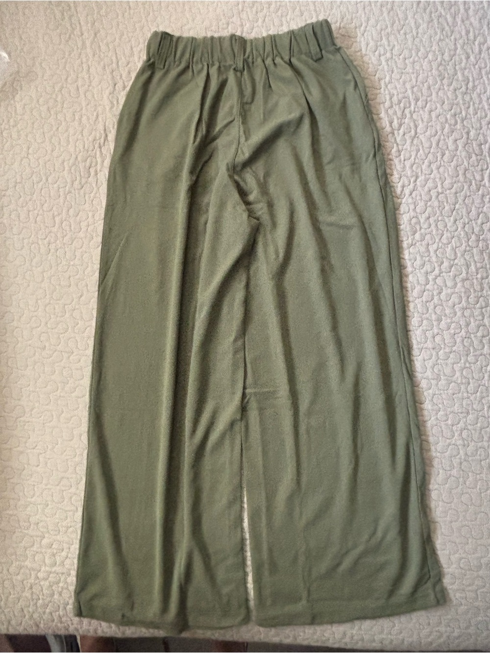 HALARA Olive Wide-Leg High-Waist Pants - Picture 4 of 10